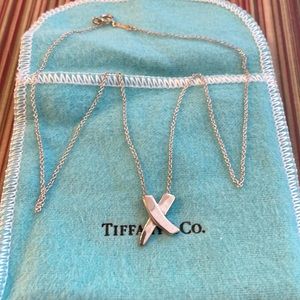 Tiffany necklace 16 inch chain